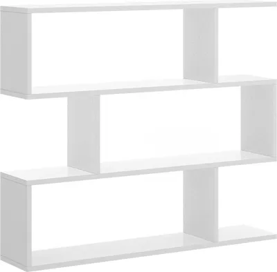 Produktbild von Regal - Weiß Hochglanz Bibliothek 25x110x96h cm