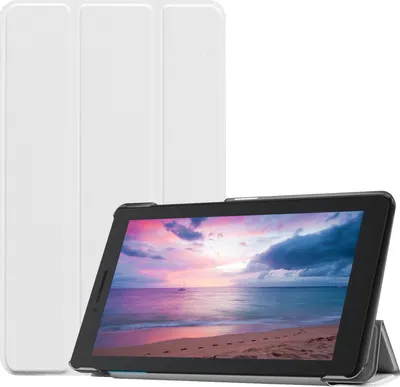 Obrázek produktu pro Obal na tablet Lenovo Tab E8 TB-8304F 8" s funkcí stojánku a automatickým uspáním/probuzením, bílý