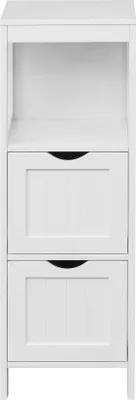 Immagine prodotto di Mobile da bagno Rebecca Mobili con 2 cassetti e 1 porta in MDF bianco