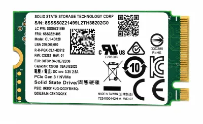 Produktbild von Lenovo 128GB M.2 PCIe NVMe SSD 5SS0Z21495