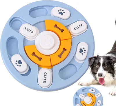 Produktbild von Hundespielzeuge, Intelligenzspielzeug, Hundespielzeug, Hunde Interaktives, Antischlingnapf, für Haustiere, langsame Fütterung, Training, Spielzeug