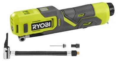 Produktbild von Akku-Mini-Kompressor RI4-0, 4Volt, USB (grün/grau, ohne Akku und Ladekabel)