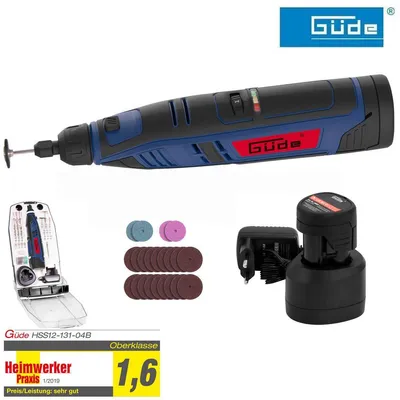 Produktbild von Güde 12V Li Akku Multifunktionchleifer kompatibel Dremel Zubehör
