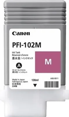 Produktbild von Canon PFI-102M, Magenta, Tinte auf Pigmentbasis, 130 ml, 1 Stück(e)