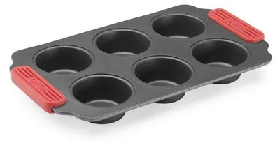 Image de Lékué 887383, Moule à muffins, 240 °C, Gris, Acier, Chine, 310 mm