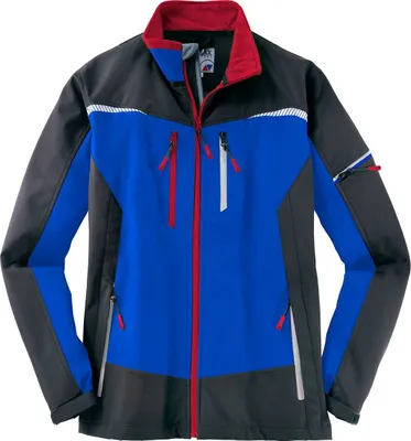 Produktbild von TERRAX WORKWEAR Herren Arbeits Softshelljacke, Royal/Rot, Größe:2XL, Farbe:Royal/Rot