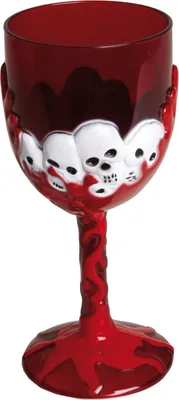 Produktbild von Horrorweinglas Totenkopf