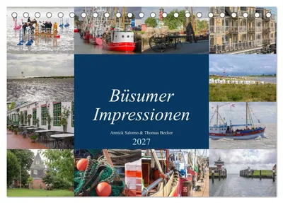 Produktbild von Büsumer Impressionen (Tischkalender 2027 DIN A5 quer), CALVENDO Monatskalender