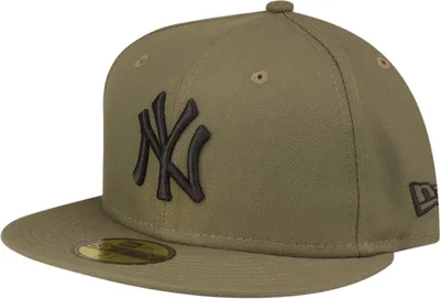 Produktbild von New Era 59Fifty Cap - New York Yankees oliv army - 7 1/8