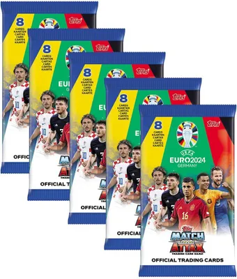 Produktbild von Match Attax UEFA EURO 2024 Germany - 5 Booster