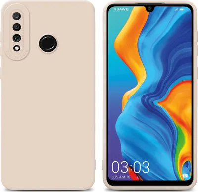 Produktbild von Cadorabo Hülle für Huawei P30 LITE Schutz Hülle in Rosa TPU Silikon Etui Case Handyhülle