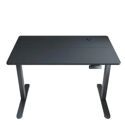 Obrázek produktu pro SONNI černý elektricky výškově nastavitelný stůl 100x60 cm, nosnost 60 kg, s dětskou pojistkou a paměťovou funkcí, 15 mm deska stolu