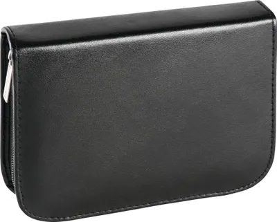 Produktbild von Brunnen Schüler Etui Leder in schwarz mit Schrein enthalten