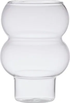Image de Zoha Set de 2 verres à cocktail Two Bubble- 535ml - boissons chaudes verre à café, verre borosilicaté, résistant à la chaleur verre à cocktail verres à café glacé thé jus de fruits