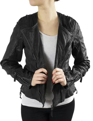 Produktbild von Nancy Damen Lederjacke – Schwarz / S