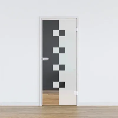 Produktbild von Pertura Glastür Glera Cube 959 x 2085 x 8 mm Rechts für Beschlag Studio Office