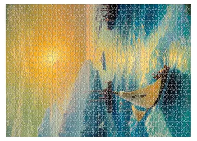 Immagine prodotto di 1000 pezzi di puzzle per adulti, con un paesaggio stimolante
