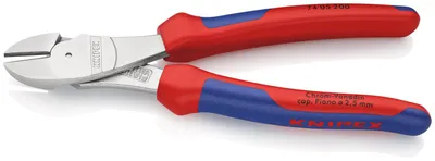 Produktbild von KNIPEX Kraft-Seitenschneider atramentiert 200 mm