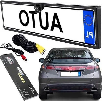 Zdjęcie produktu dla Kamera cofania z polem widzenia 170° – wodoodporna (IP68) – rozdzielczość 656 x 492 pikseli – 12 V – pylo- i wodoodporna – kabel o długości 6 m
