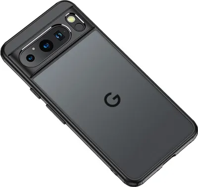 Produktbild von Google Pixel 8 Pro Hülle - Coverup Mattes transparentes Back Cover - Schwarz