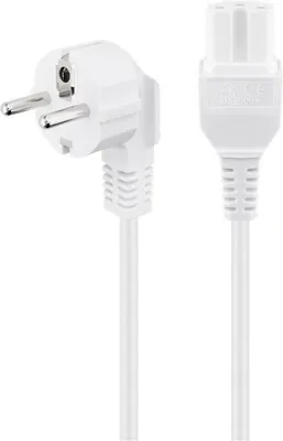 Image de goobay Câble de raccordement pour appareils chauds blanc 2 m