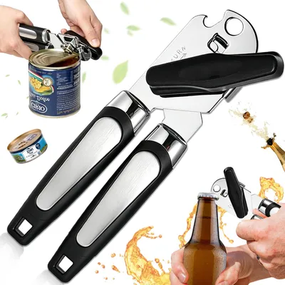 Handdosenöffner, sicher, glatte Kanten, ergonomisch, 2-in-1