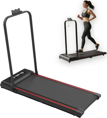 Image de Tapis de course électrique pliable pour la maison | 1-12 km/h | jusqu'à 120 kg | Silencieux