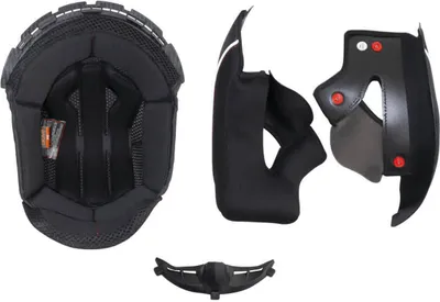 Produktbild von Vollschwarzes Innenfutter SKA-P 3MH SPEEDER Helm Größe XXL
