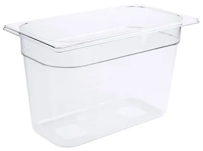 Produktbild von GN Behälter, Gastronormbehälter, Polycarbonat, GN 1/3, Tiefe wählbar : GN 1/3, 200 mm Variante: GN 1/3, 200 mm