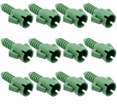 Produktbild von Gardenline Set Mit 12 Stangenhaltern/Endungen 11Mm Jaw3373