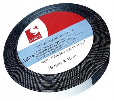Produktbild von Scapa 2504 Selbstverschweißendes Klebeband 19mm 10m Schwarz 46kV