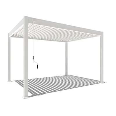 Immagine prodotto di Weide Classic | pergola in alluminio autoportante | 3 x 4 M | tetto a lamelle bianco