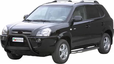 Immagine prodotto di Barra di protezione paraurti anteriore per Hyundai Tucson 2004-2009 ø63mm acciaio nero