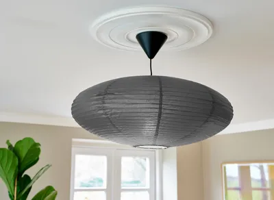 Produktbild von Nordlux Villo 60 Hängeleuchte-Lampenschirm aus Papier anthrazit 2213253250