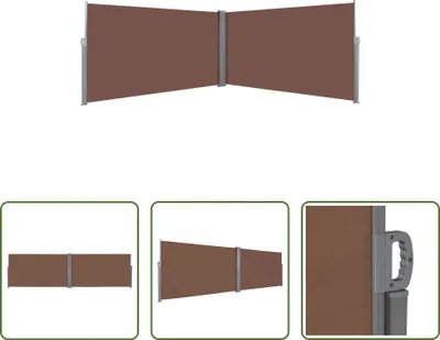 Produktbild von The Living Store Ausziehbare Seitenmarkise 160×600 cm Braun
