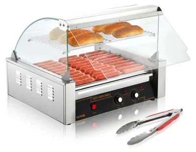 Zdjęcie produktu dla Grill do hot dogów - Grill do kiełbas - Elektryczna maszyna do produkcji kiełbas - Grill do barbecue
