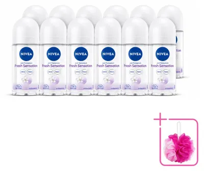 Zdjęcie produktu dla 12 sztuk dezodorantu w sztyfcie NIVEA Fresh Sensation - 50 ml - zestaw ekonomiczny