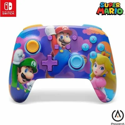 Produktbild von PowerA Verbesserter kabelloser Controller für Nintendo Switch, Farbspritzer-Helden