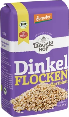 Produktbild von Bauckhof - Demeter Dinkelflocken Zartblatt - 425g