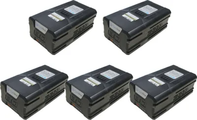 Produktbild von 5x Li-Ion Akku für Werkzeuge der Greenworks Pro 80V Reihe wie Rasenmäher, Kettensäge, Heckenschere, Rasentrimmer, Laubbläser - ersetzt G80B4, 2901307