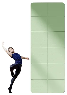 Image de Tapis de yoga pliable, idéal pour le fitness et le Pilates, dimensions : 182 x 61 x 0,3 cm
