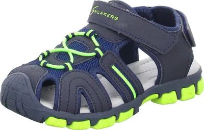 Produktbild von Sneakers Kinder-Jungen-Sandalette Navy-Blau, Farbe:blau, EU Größe:26
