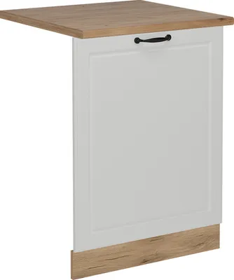 Produktbild von Geschirrspülblende Vicco R-Line Weiß Landhaus 60 cm , AP Eiche, Model 55143