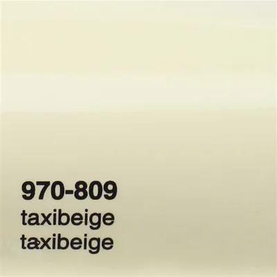 Produktbild von (25€/m²) Oracal 970RA Autofolie 809 Taxi-Beige Glanz Folie 152 cm Breite Laufmeterware gegossene Auto Folie selbstklebend