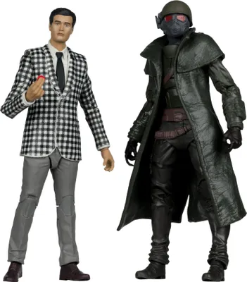 Image de Fallout : New Vegas Statuen 2er-Pack Riot Ranger Armor & Benny Survivor 18 cm