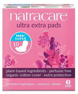 Productafbeelding van Natracare Maandverband ultra extra super (10 stuks)