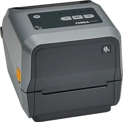 Zdjęcie produktu dla Zebra ZD621, Termotransferowy, 203 x 203 DPI, 203 mm/s, Przewodowy i Bezprzewodowy, Szary