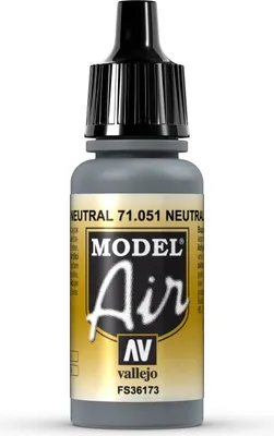 Produktbild von Vallejo 71.051, Grau, Acrylfarbe, Flüssigkeit, 17 ml, 1 Stück(e)