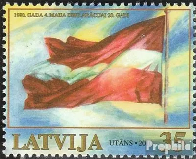 Produktbild von Briefmarken Lettland 2010 Mi 786 (kompl.Ausg.) postfrisch Unabhängigkeit