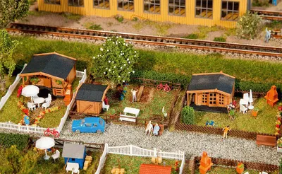 Produktbild von Faller 272550 Schrebergartenset 1 Epoche IV